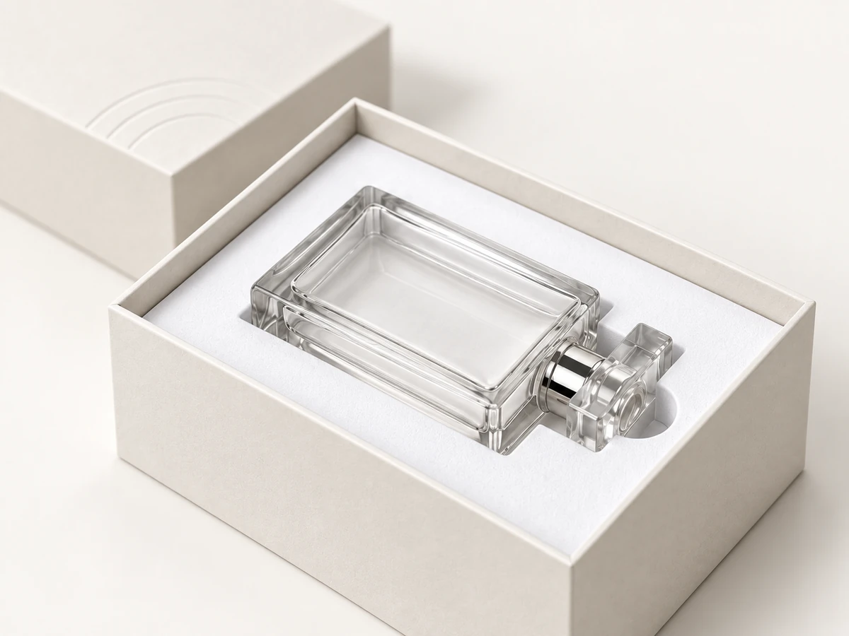 Box with a fitted insert