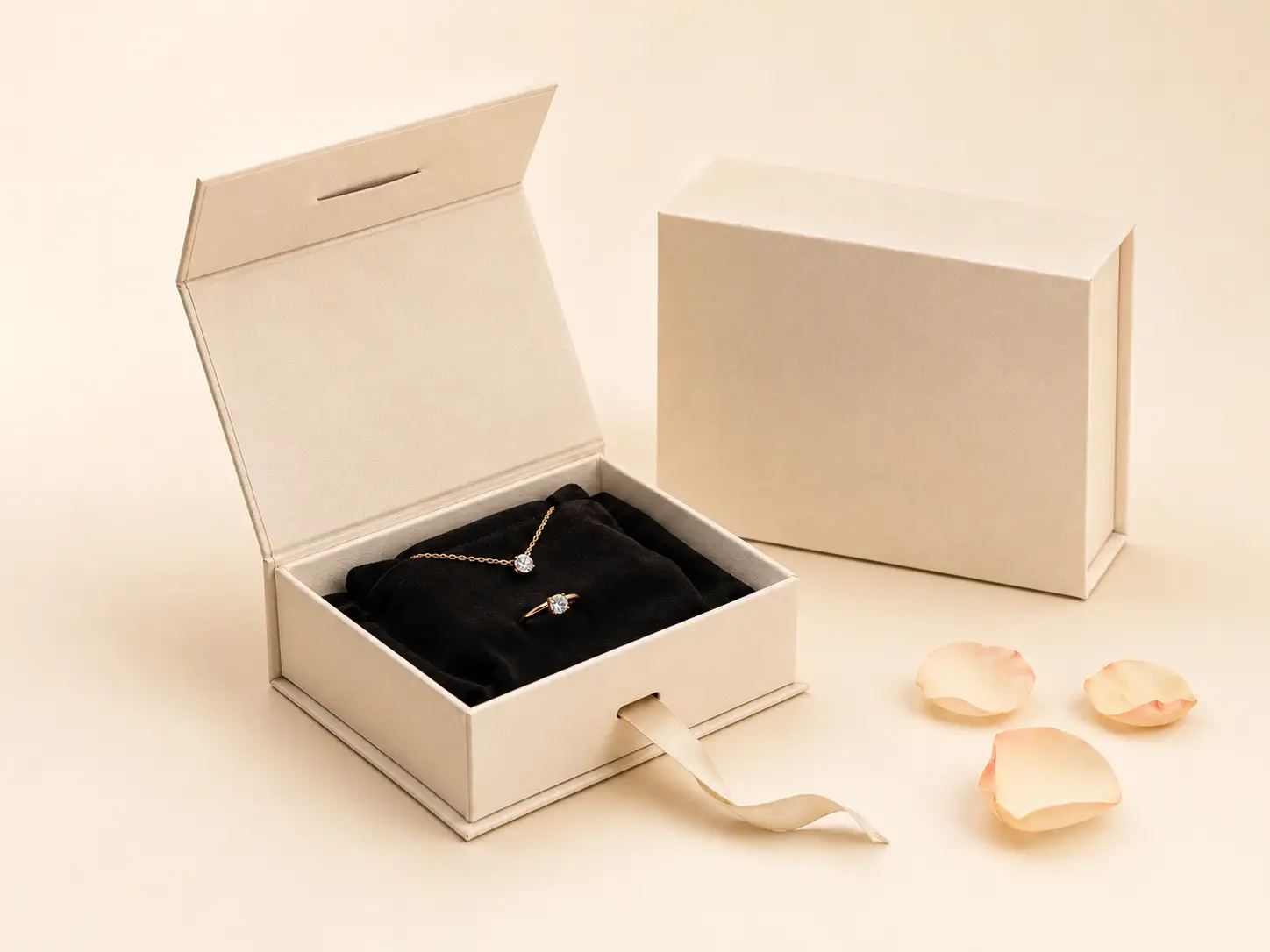 Magnetic closure boxes for premium gift packaging and luxury unboxing