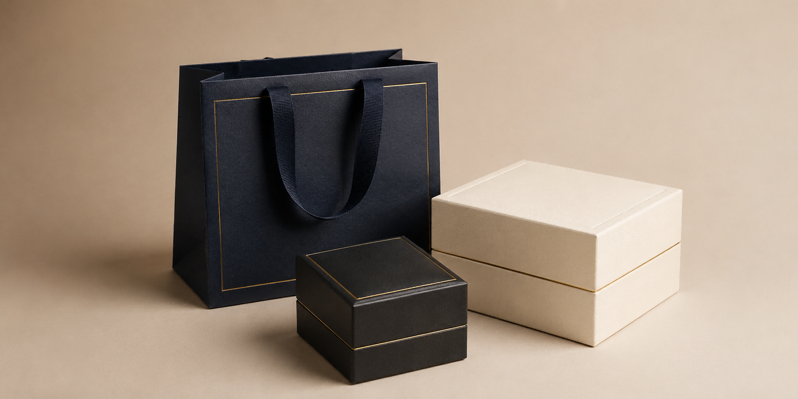 Custom lid and base boxes with separate lift-off lid for premium packaging