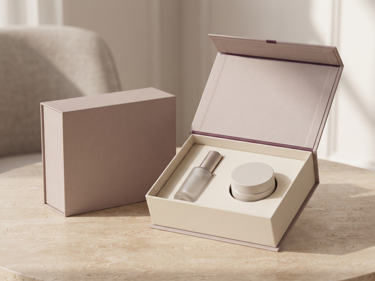 Magnetic closure beauty packaging box