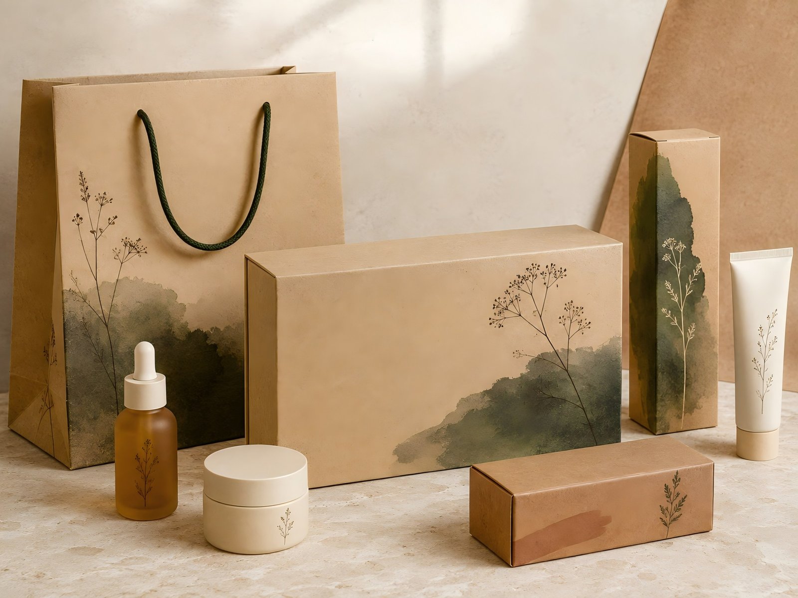 Sustainable cosmetics packaging concept