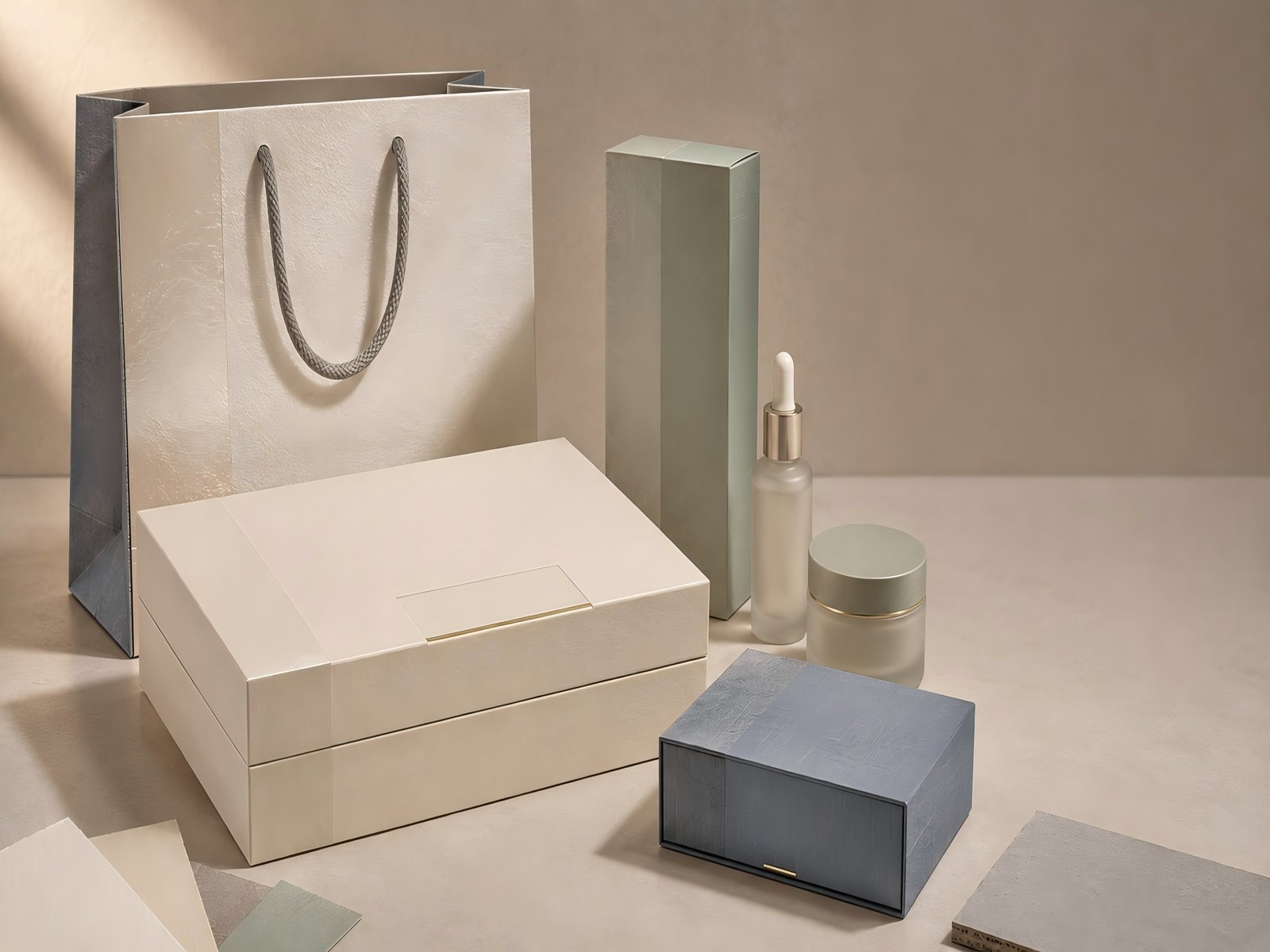 Sensory tactile beauty packaging