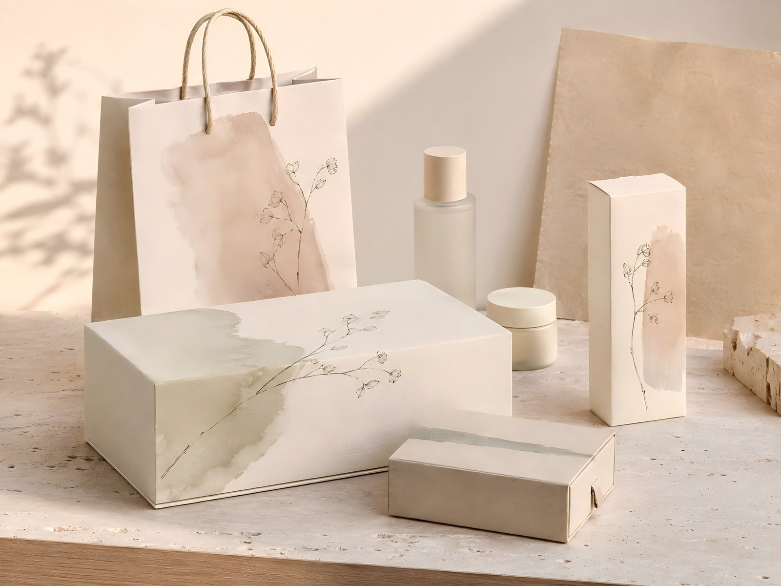 Tactile cosmetics packaging concept